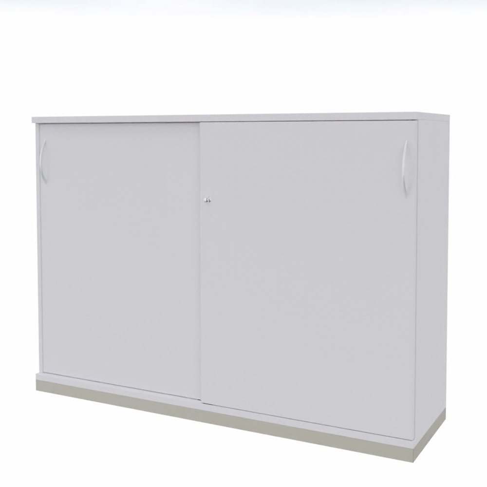 Schiebetürenschrank | Aktenschrank | Sidebord | Büroschrank 3OH x 1600 mm breit + Schrankserie Profi - Büromöbel Plus