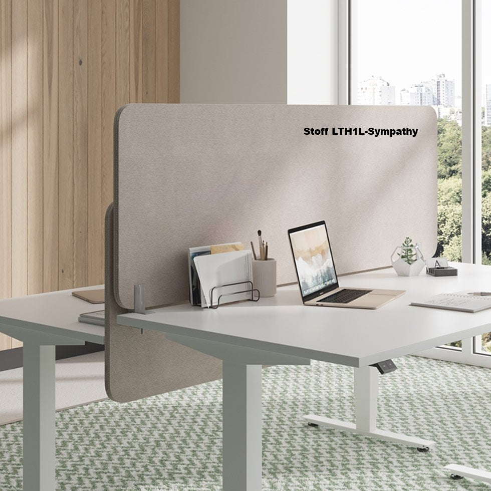 YOS A3 Schreibtisch Sichtschutz Trennwand Filz Vlies EASY - Made in Germany