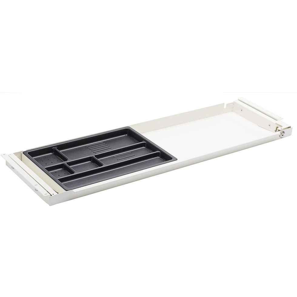 Unterbauschublade Schreibtisch Schublade Schwarz Slim Tray - B 87,6 x T 26 x H 3,2/4,5 cm jetzt auf Rechnung kaufen! 🇩🇰 - Büromöbel Plus