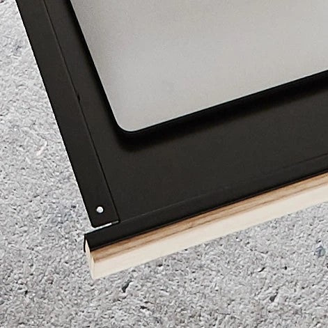 Unterbauschublade Schreibtisch Schublade Schwarz Slim Tray - B 87,6 x T 26 x H 3,2/4,5 cm jetzt auf Rechnung kaufen! 🇩🇰