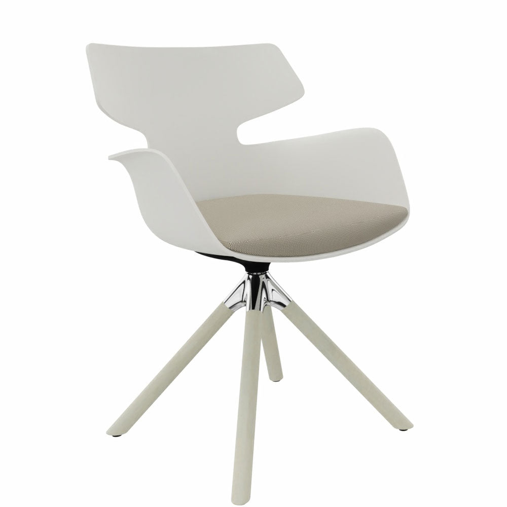 Wiesner Hager bloum mit Sitzpolster | Besucherstuhl | Konferenzstuhl | Design Sessel