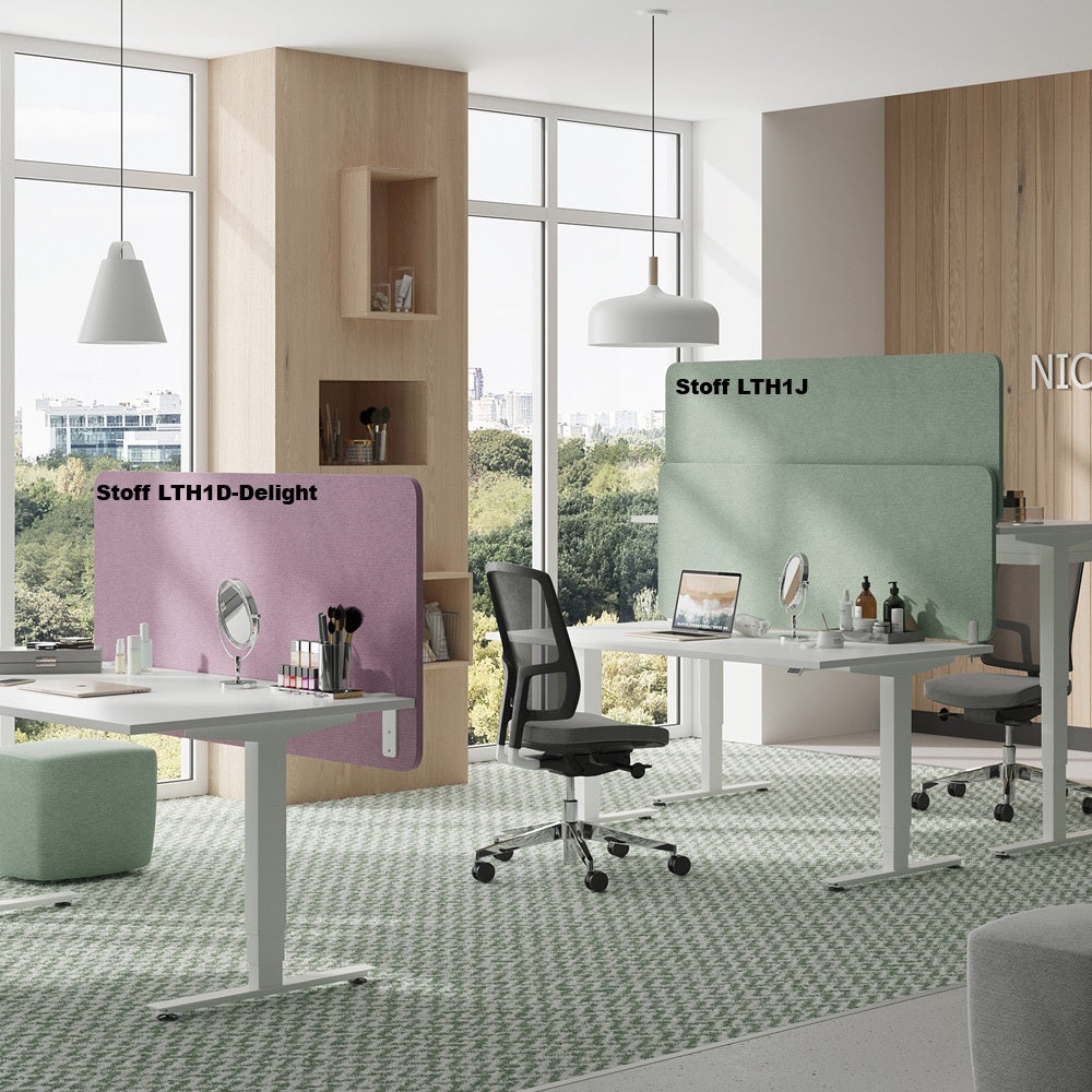 YOS A3 Schreibtisch Sichtschutz Trennwand Filz Vlies EASY - Made in Germany