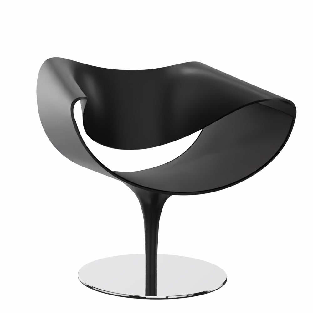 Züco PERILLO PE 0831 Lounge Sessel | Schale Schwarz | Deckend lackiert | Konfigurator - Büromöbel Plus