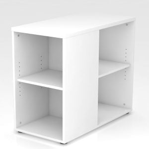 weiß-anstellcontainer-anstellregal-büromöbel plus-schreibtisch